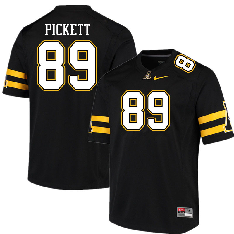 Men #89 Dorian Pickett Appalachian State Mountaineers College Football Jerseys Sale-Black